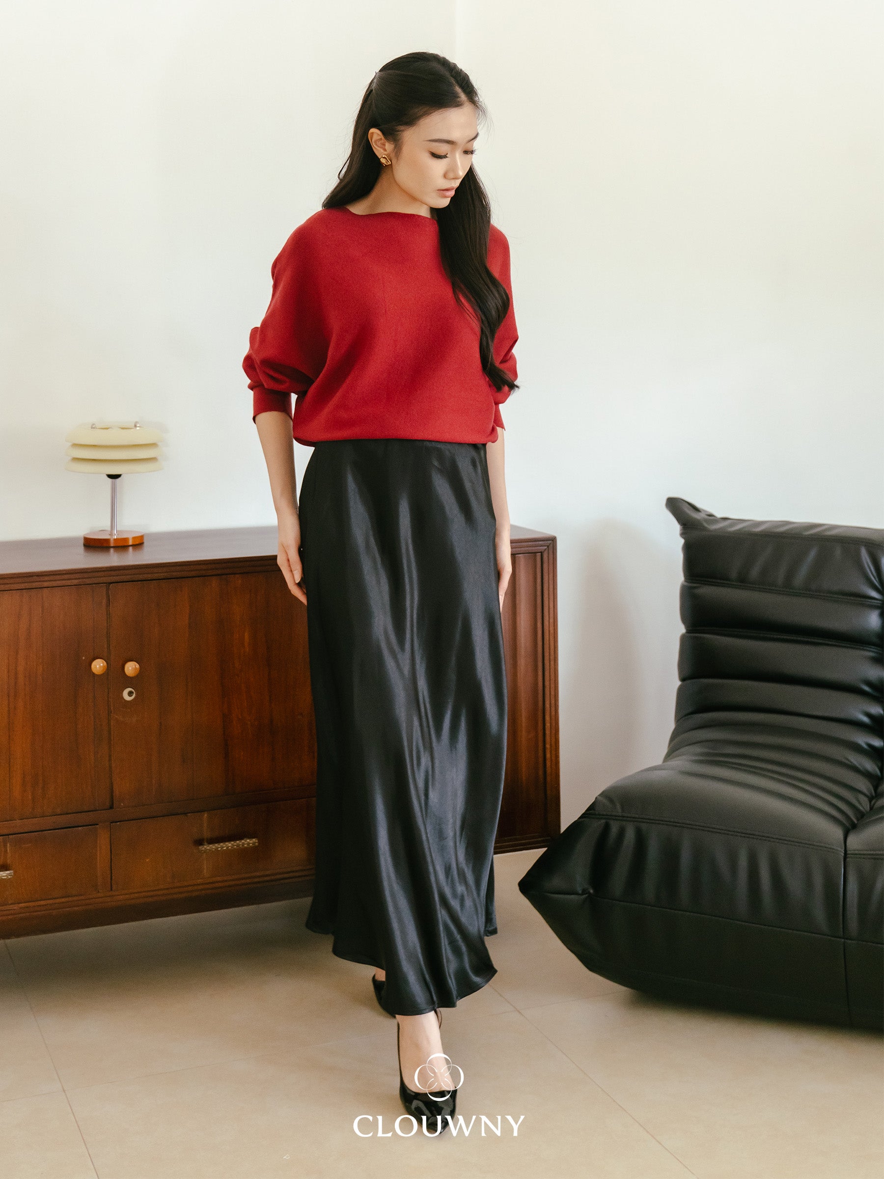 Briela Long Skirt - Black